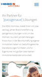 Mobile Screenshot of heagwohnbau.de