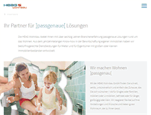 Tablet Screenshot of heagwohnbau.de